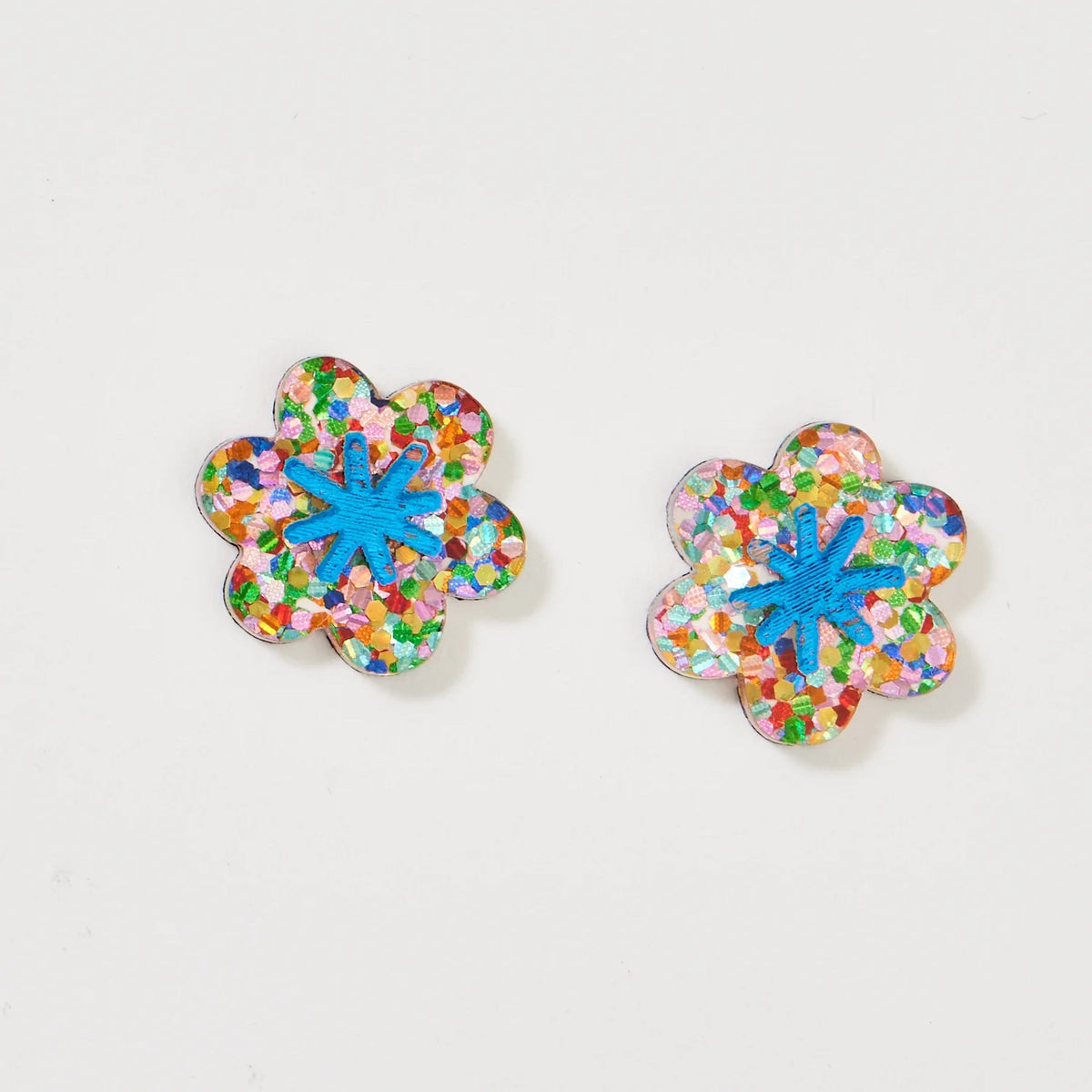 Aster Stud Earrings / Rainbow