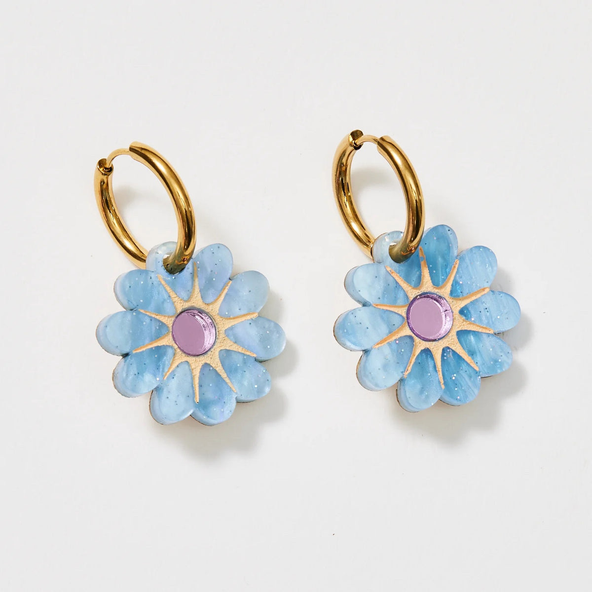 Hattie Earrings / Blue Lilac