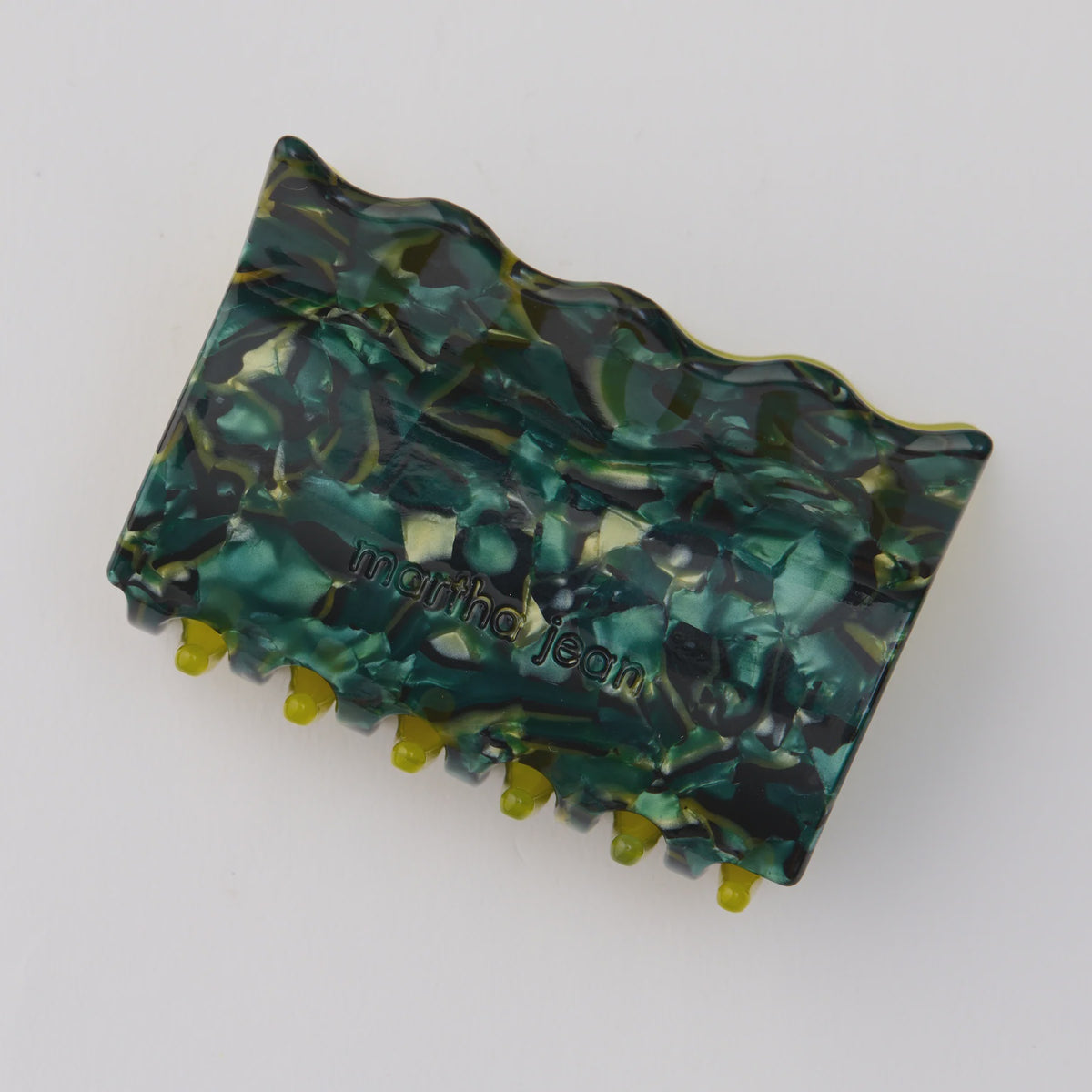 Wavy Hair Claw / Green