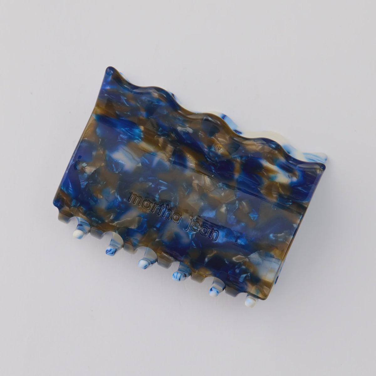 Wavy Hair Claw / Blue