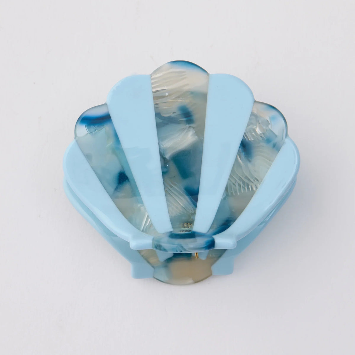 Shell Hair Clip / Blue