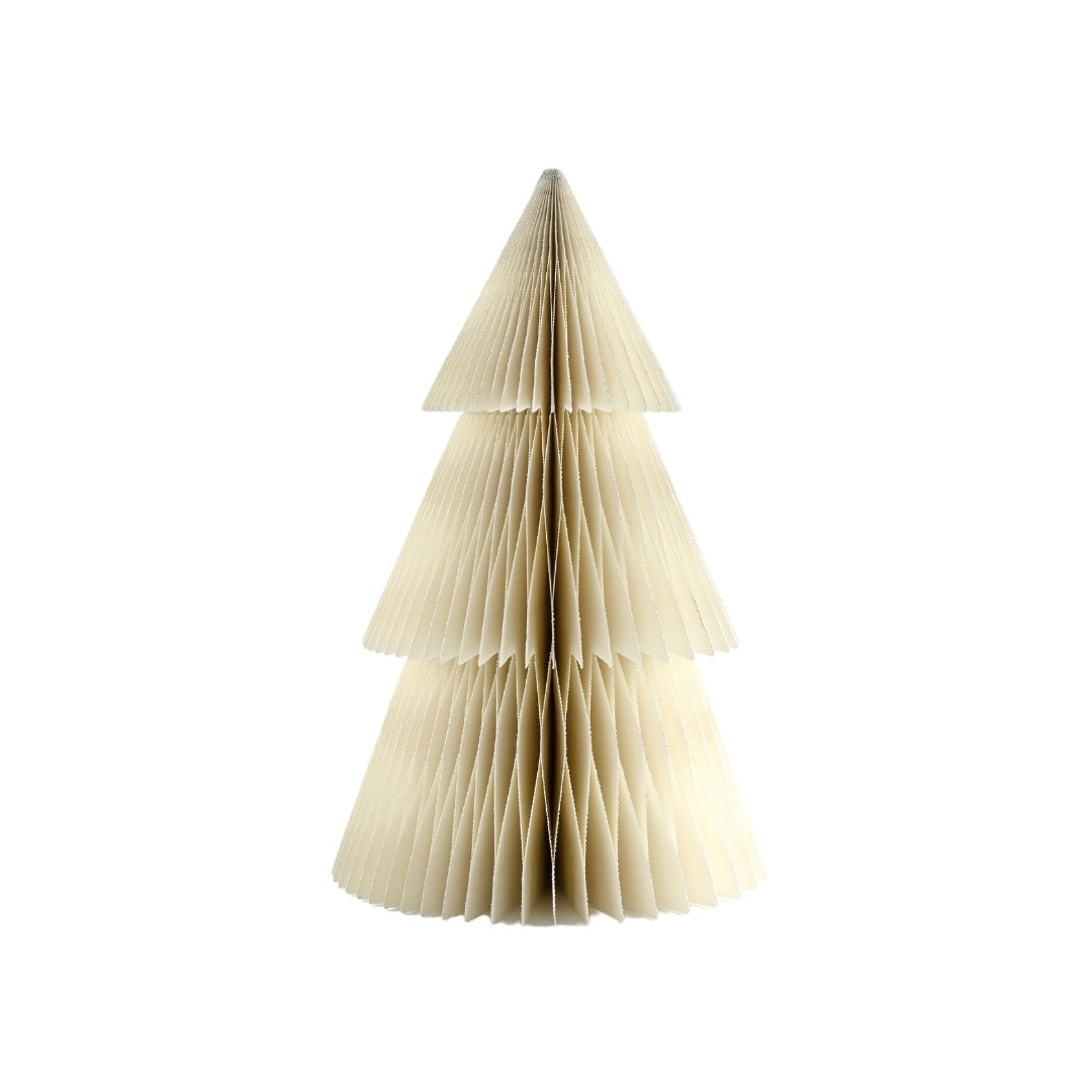Deluxe Standing Tree with Glitter 45cm / Off White