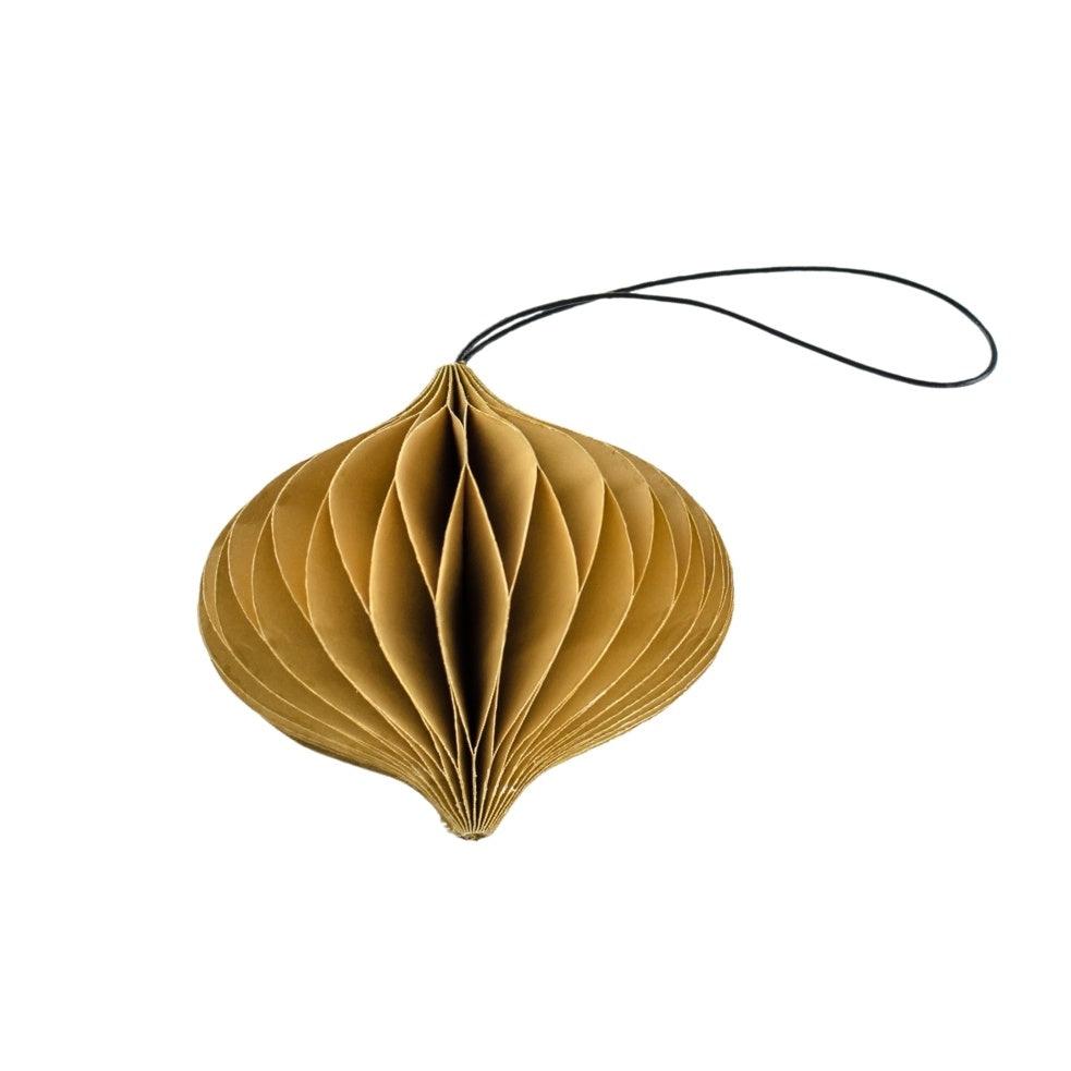 Paper Jewel Ornament / Golden Sand