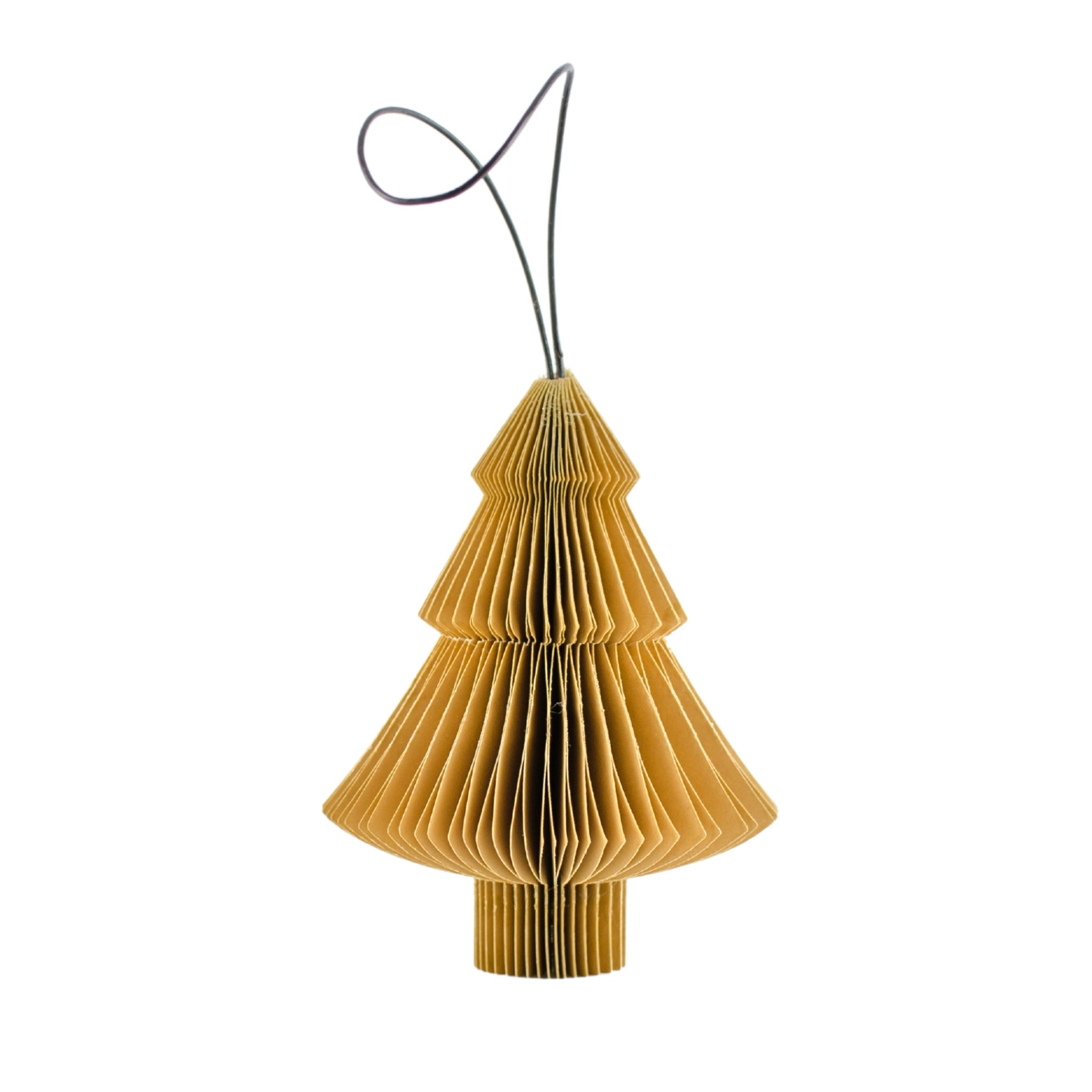 Paper Tree Ornament / Golden Sand