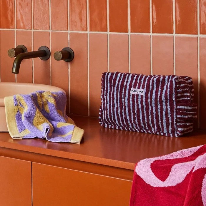 Strokes Terry Toiletry Bag