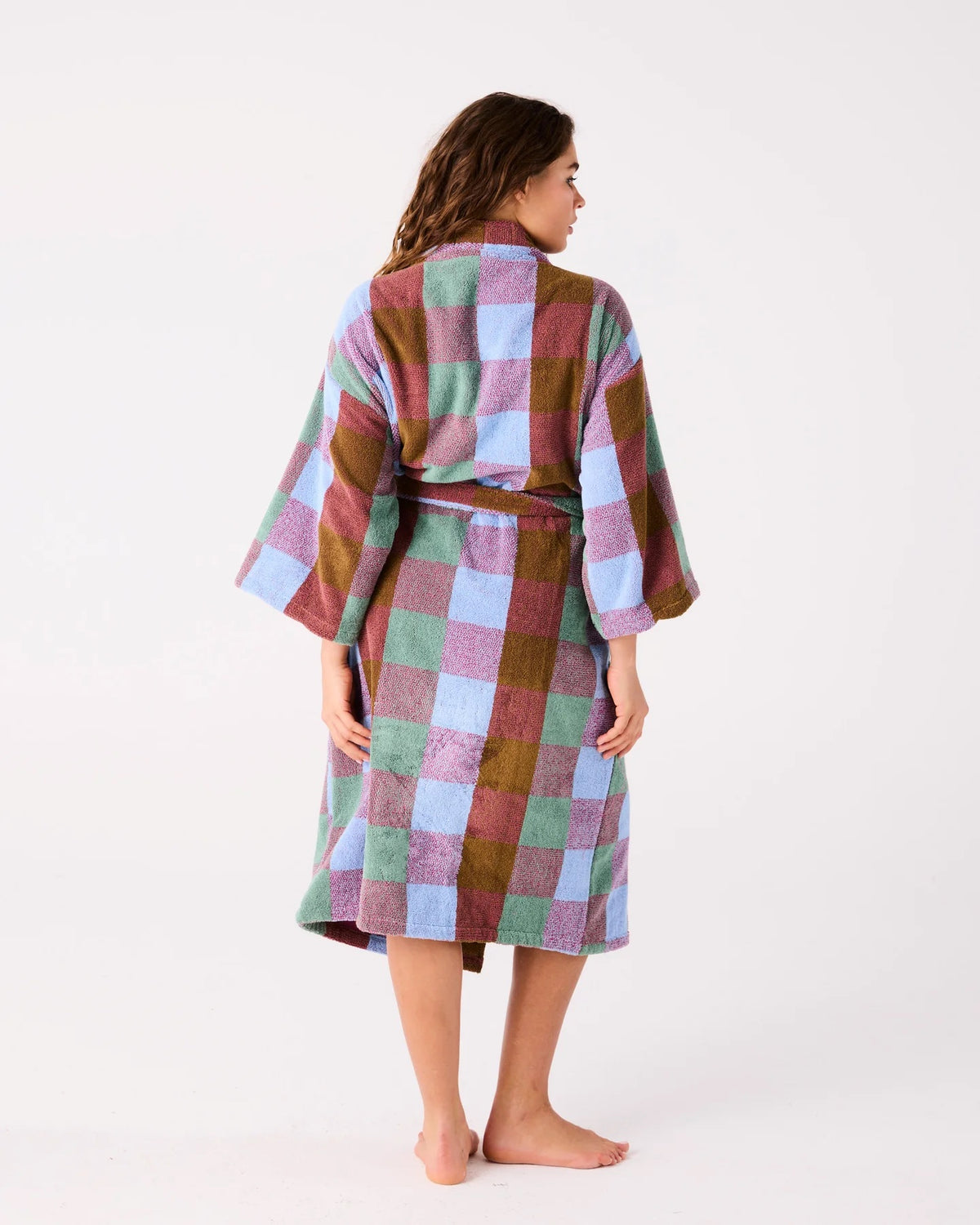 Bondi Tartan Terry Bath Robe