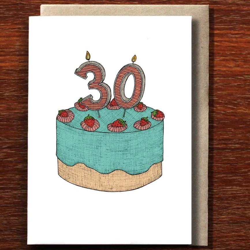 Greeting Card / 30th Birthday