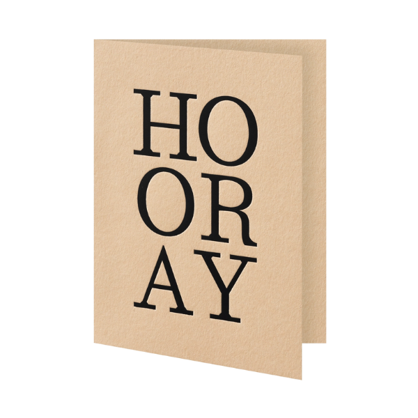 Greeting Card /Hooray