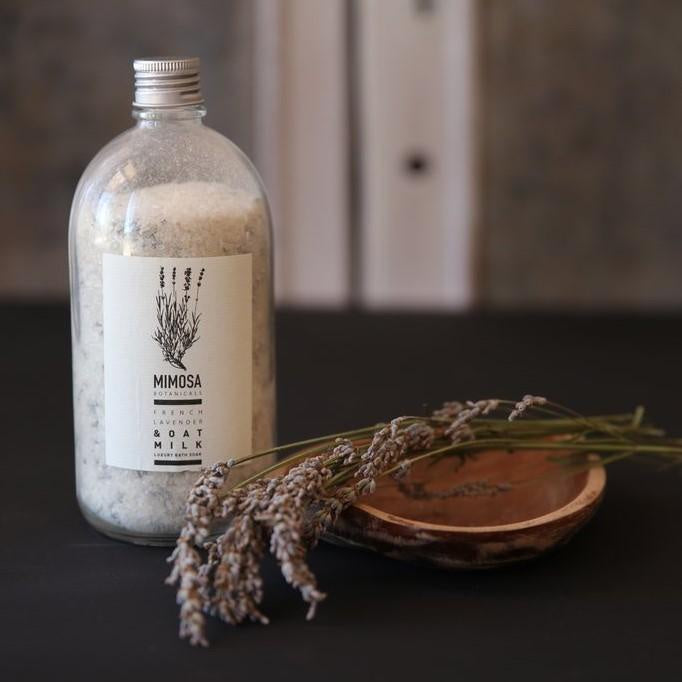 Bath Soak 500g Bottle / French Lavender &amp; Oat Milk