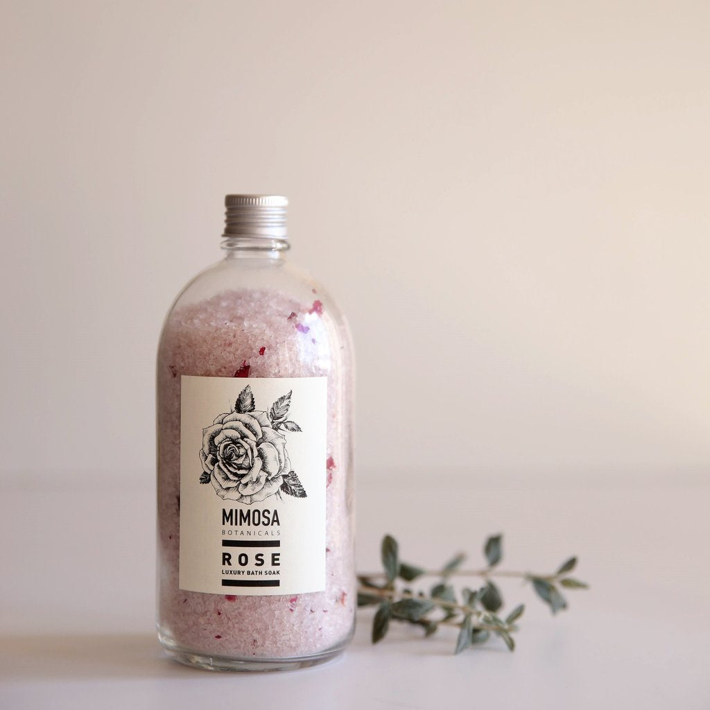 Bath Soak 500g Bottle / Rose