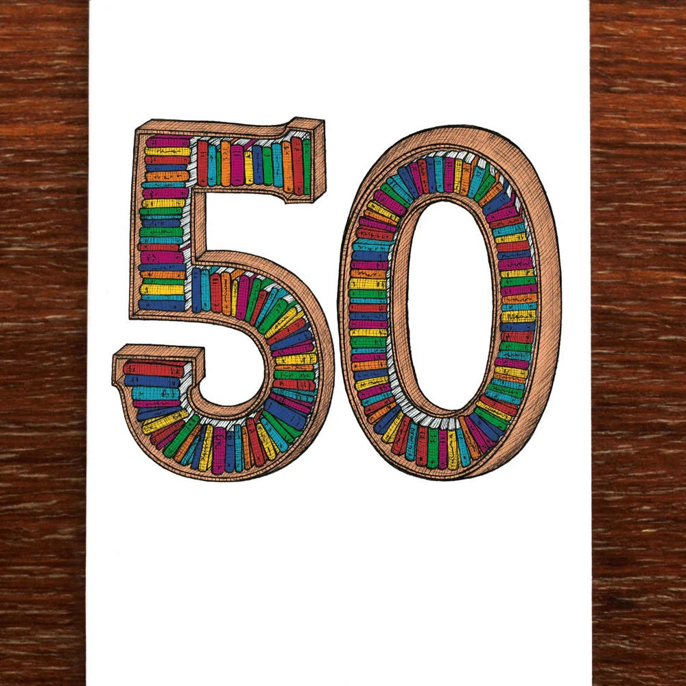 Greeting Card / 50th Books
