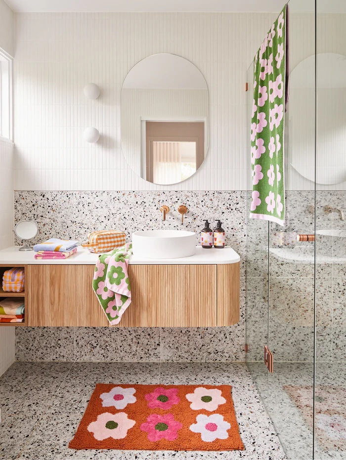 Flowerbed Bath Sheet