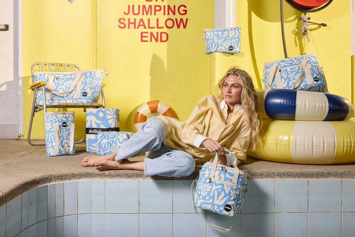 Butter Blue Mini Cooler