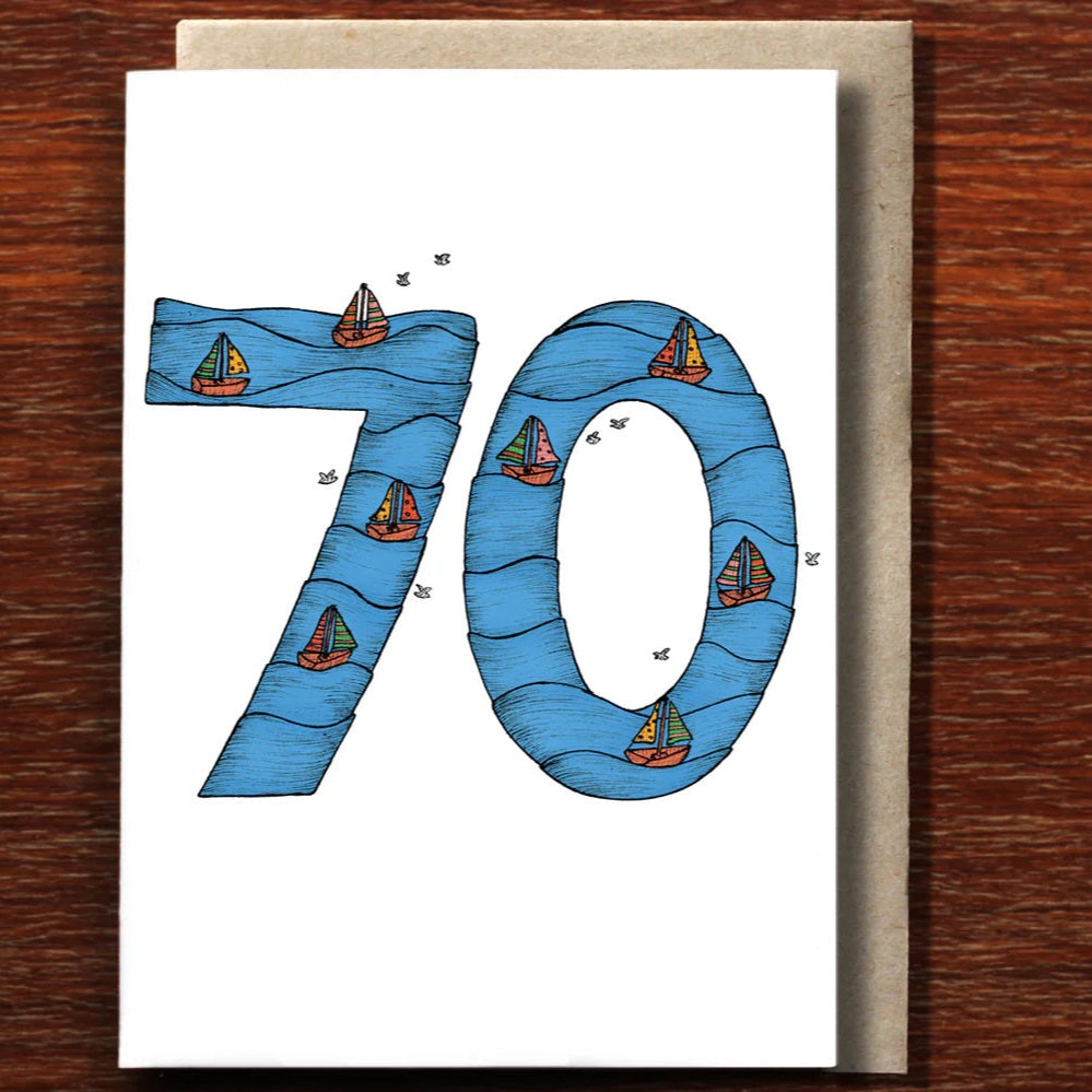 Greeting Card / 70th Boats
