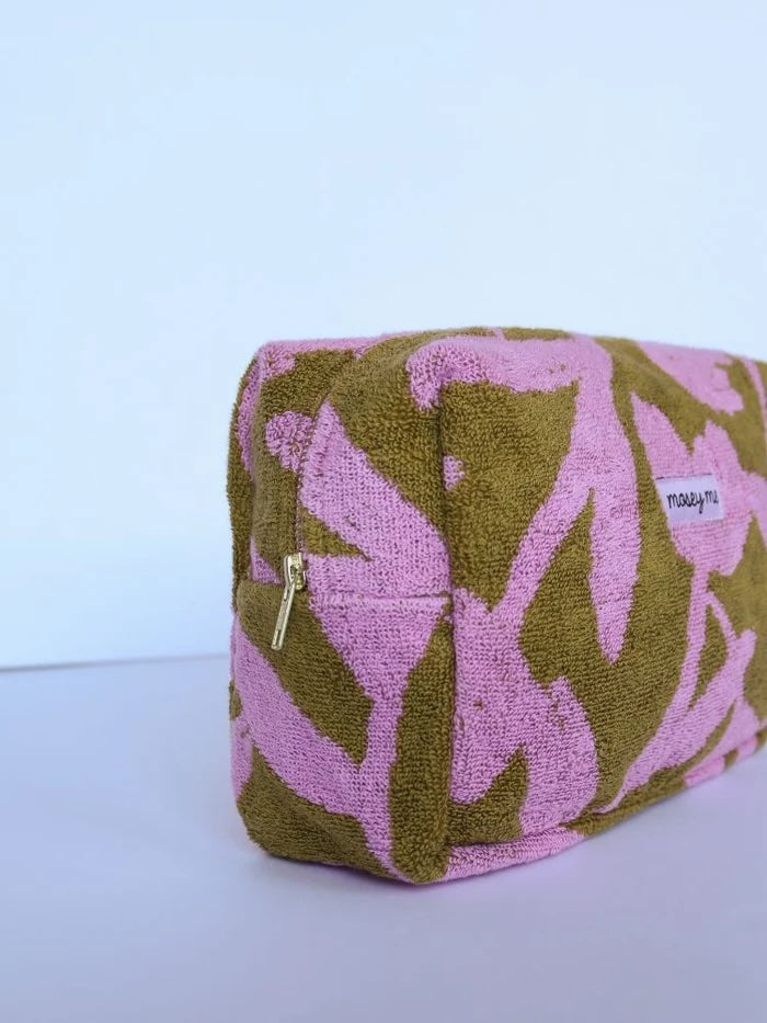 Abstract Terry Toiletry Bag
