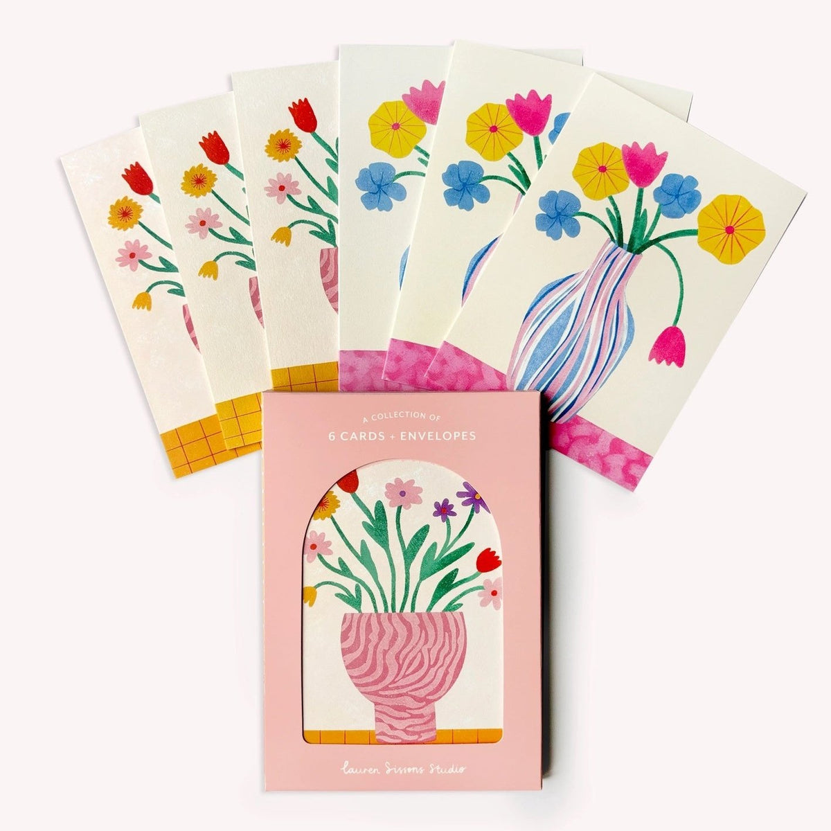 Floral Greeting Card Boxed Set / 6 Pack