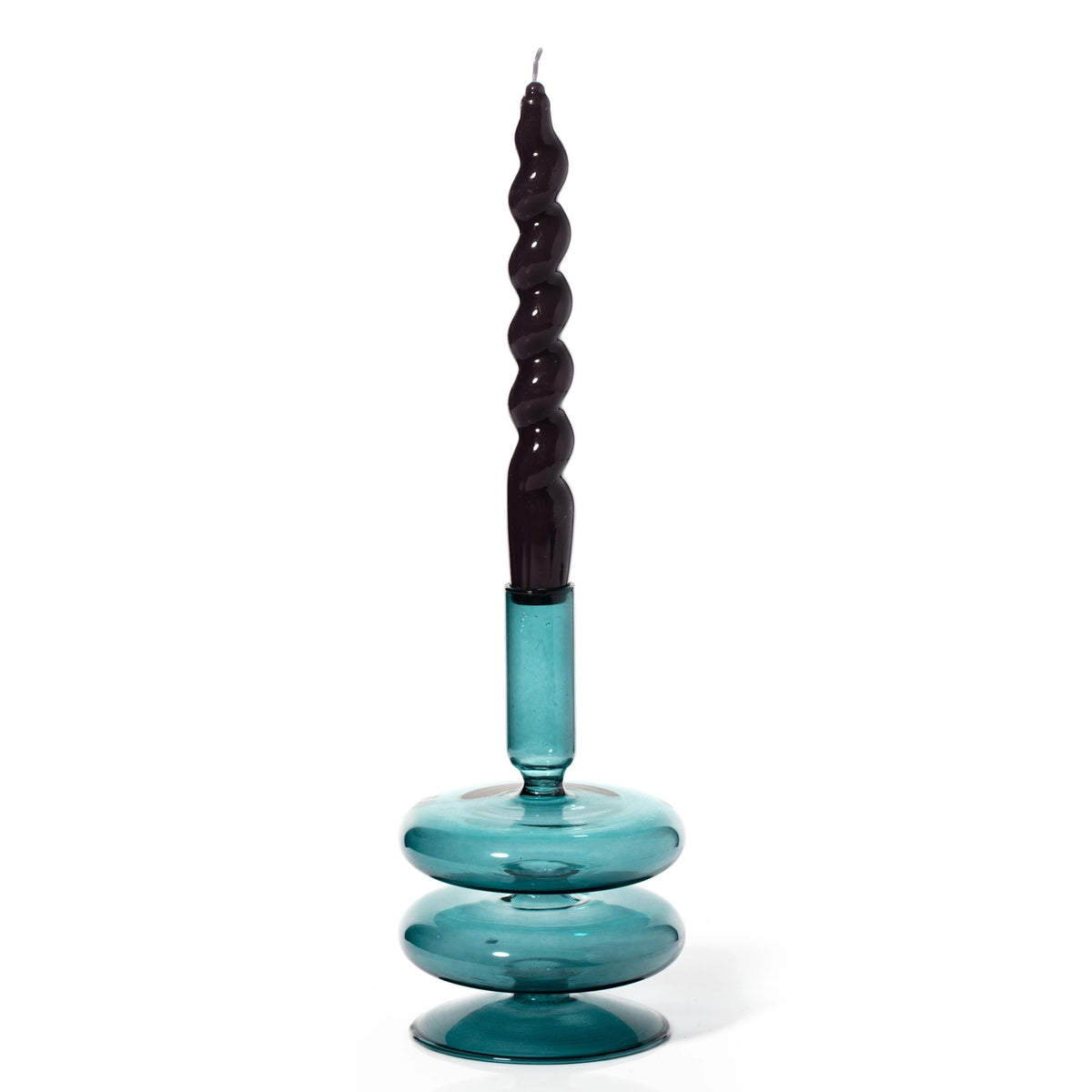 Taper Candle Holder / Ocean Teal