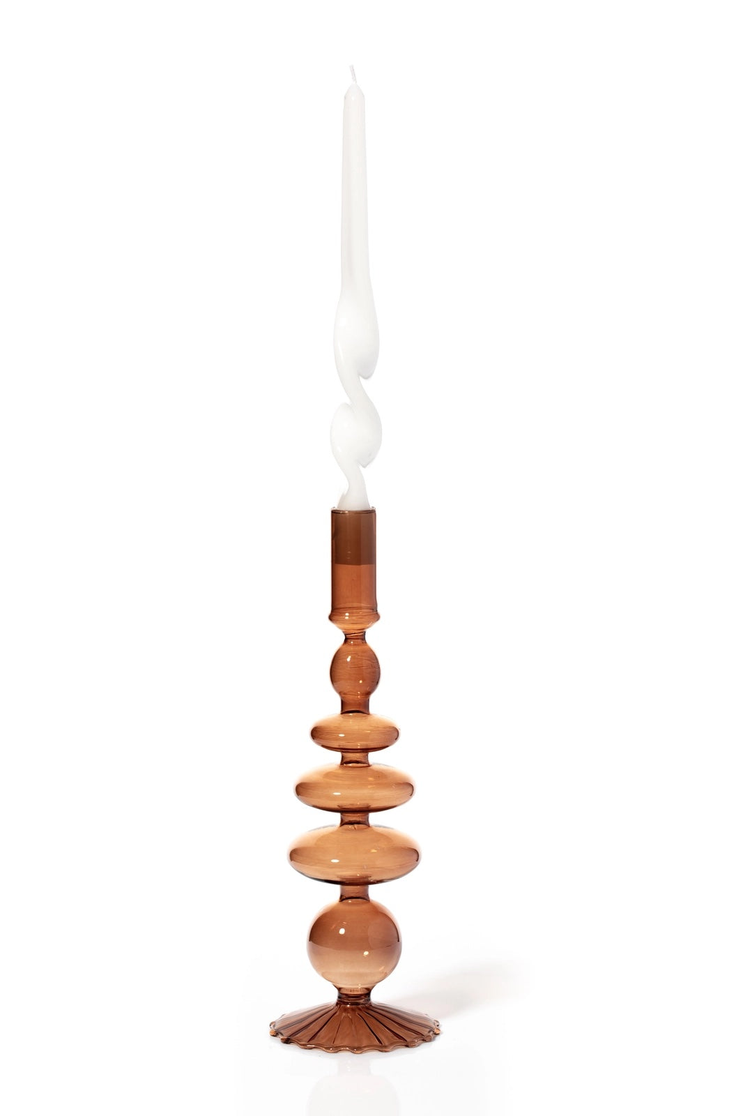 Taper Candle Holder / Champagne