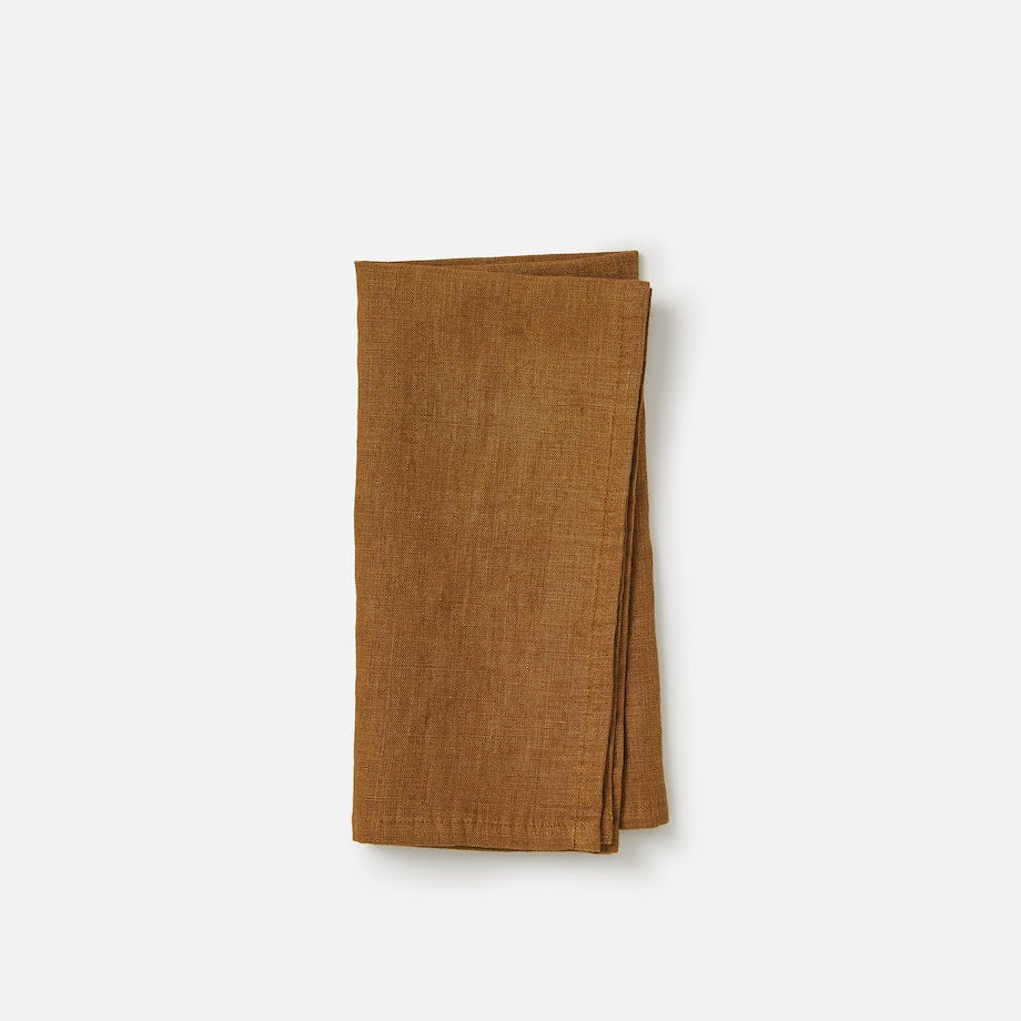 Ochre Linen Napkin