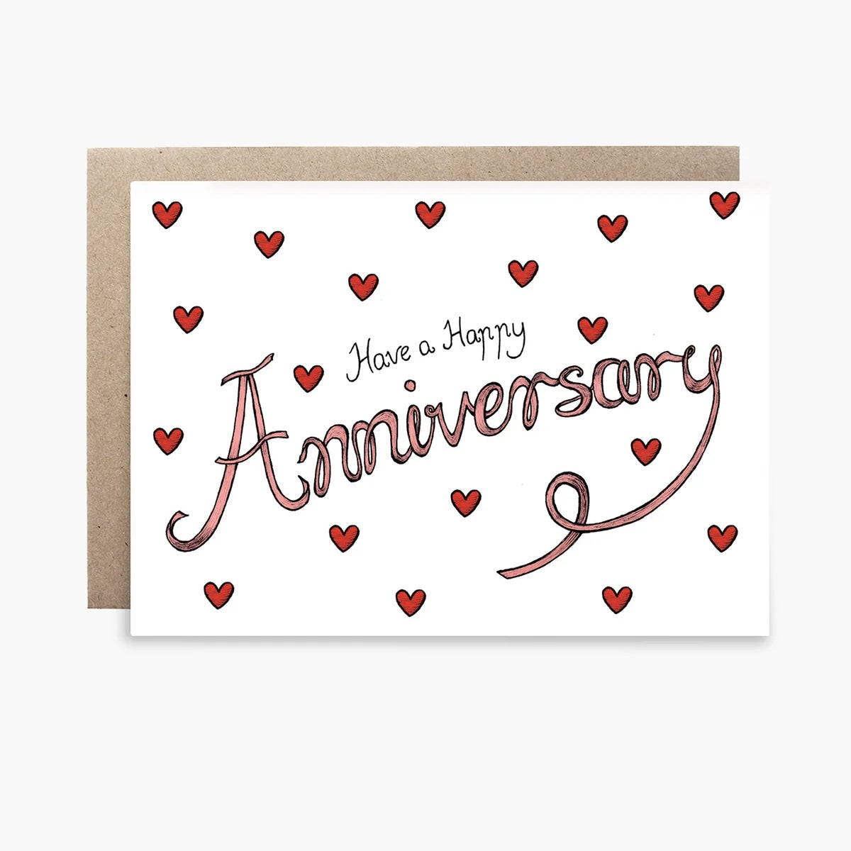 Greeting Card / Anniversary Hearts