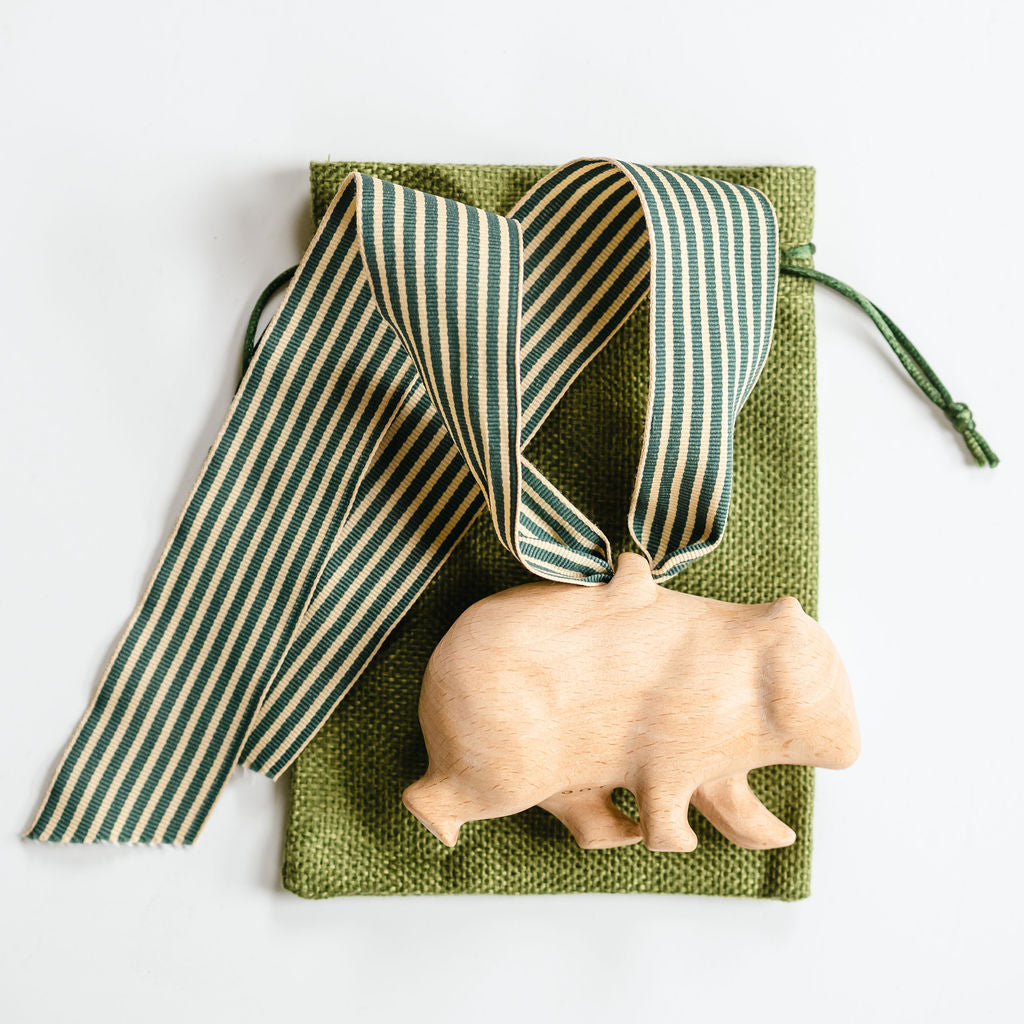 Beechwood Ornament / Wombat