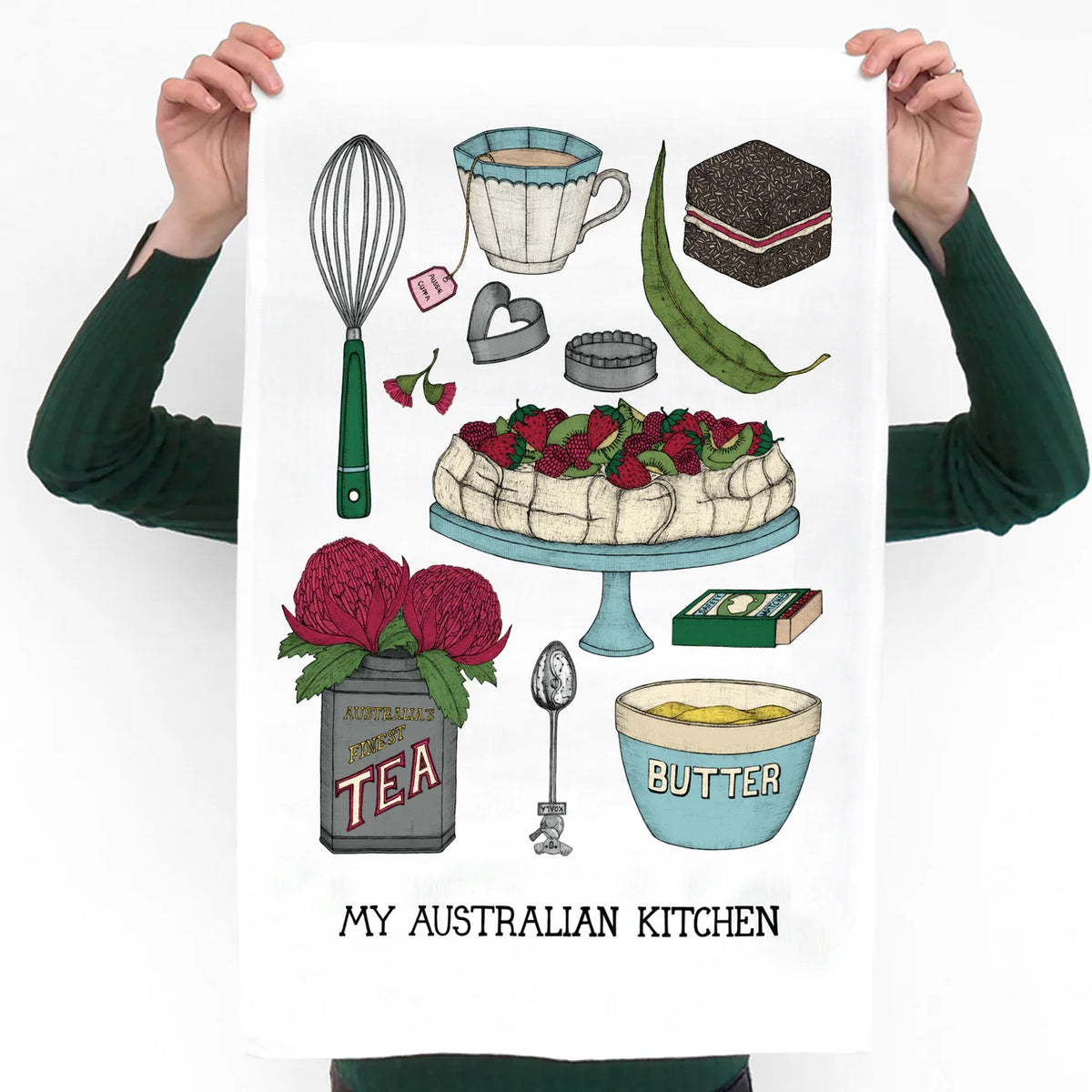 My Australian Kitchen Artist Tea Towel