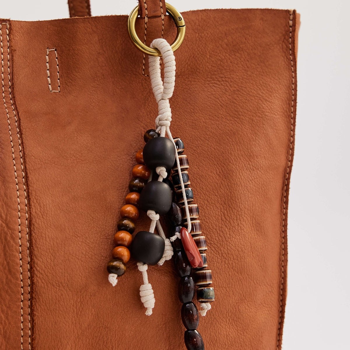 Lucky Fish Bag Charm / Ivory