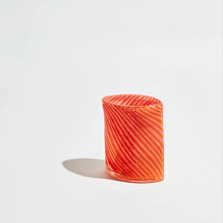 Maxime Low Vase / Orange