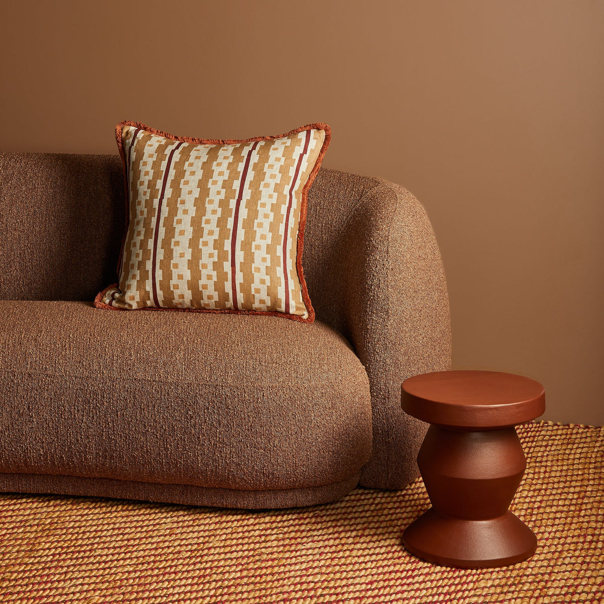 Bauhaus Tan 60cm Cushion