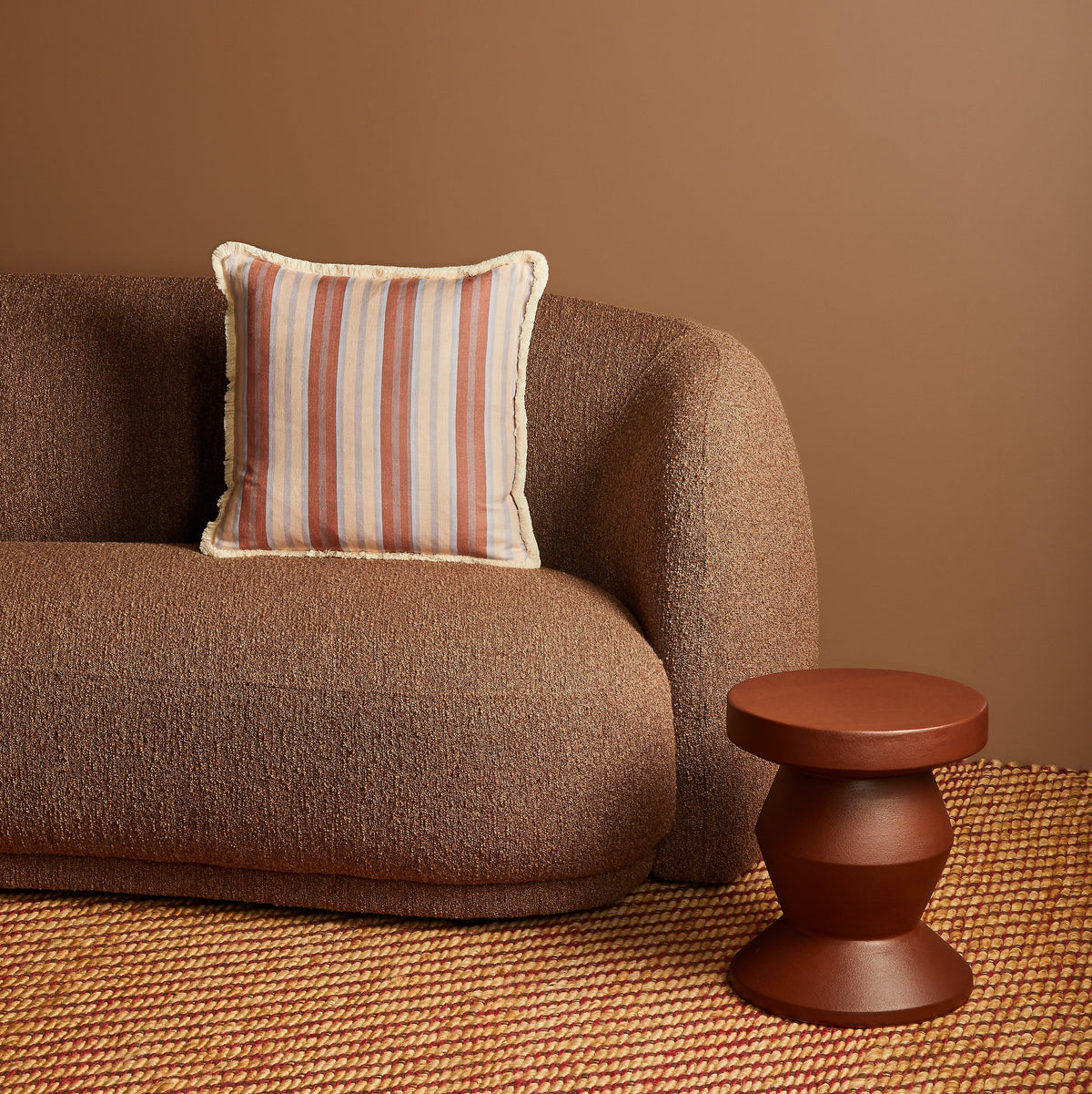 Suiting Stripe Coralie 50cm Cushion