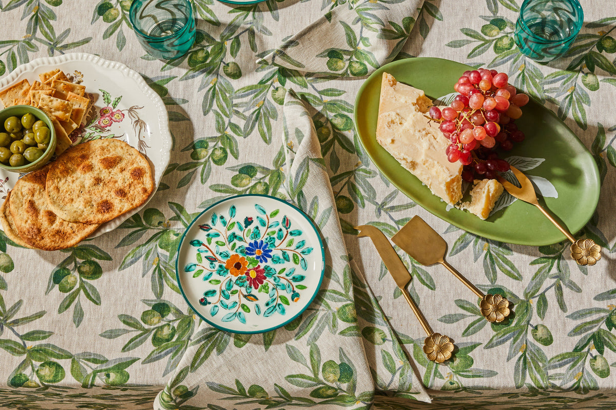 Olive Green Tablecloth