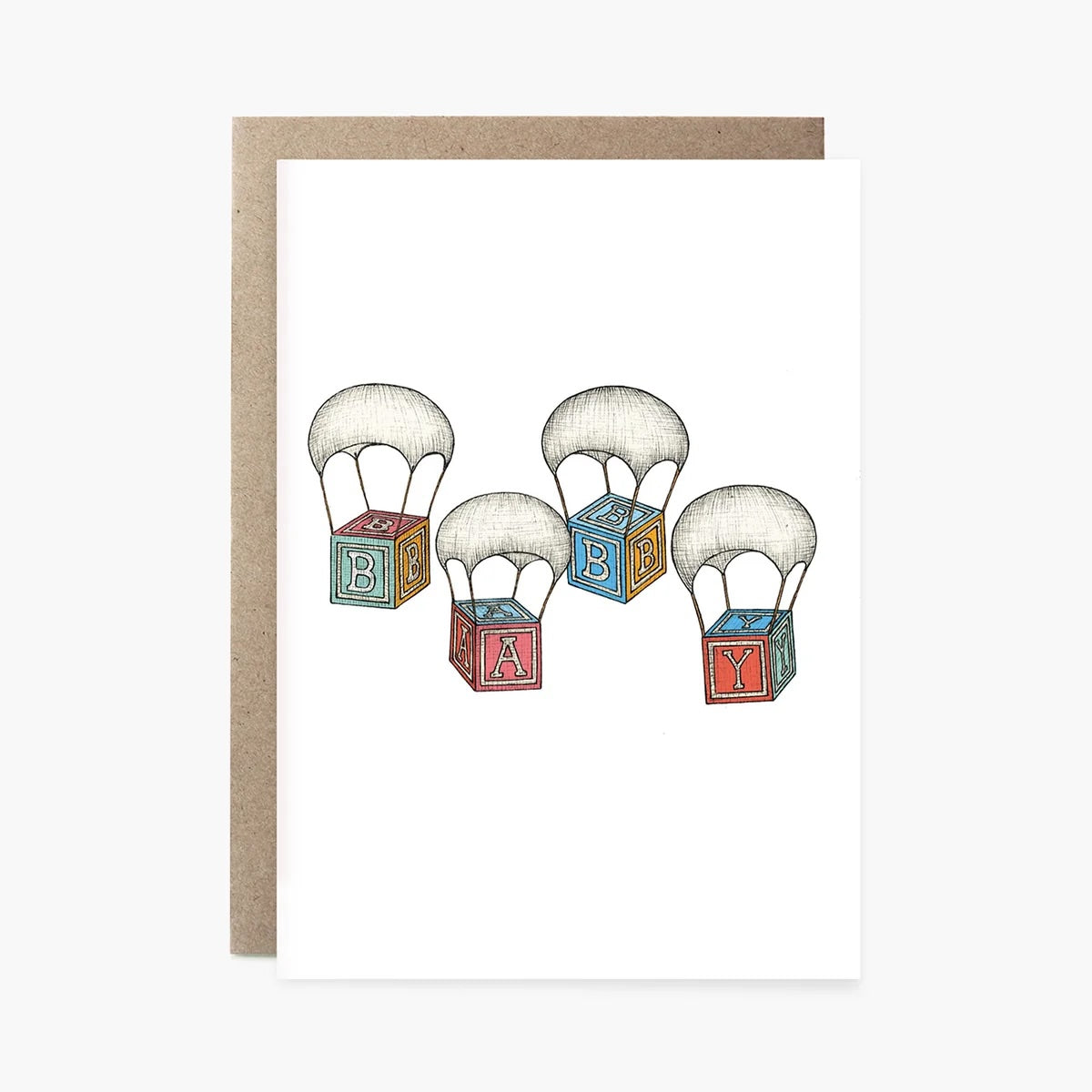 Greeting Card / Baby Parachutes