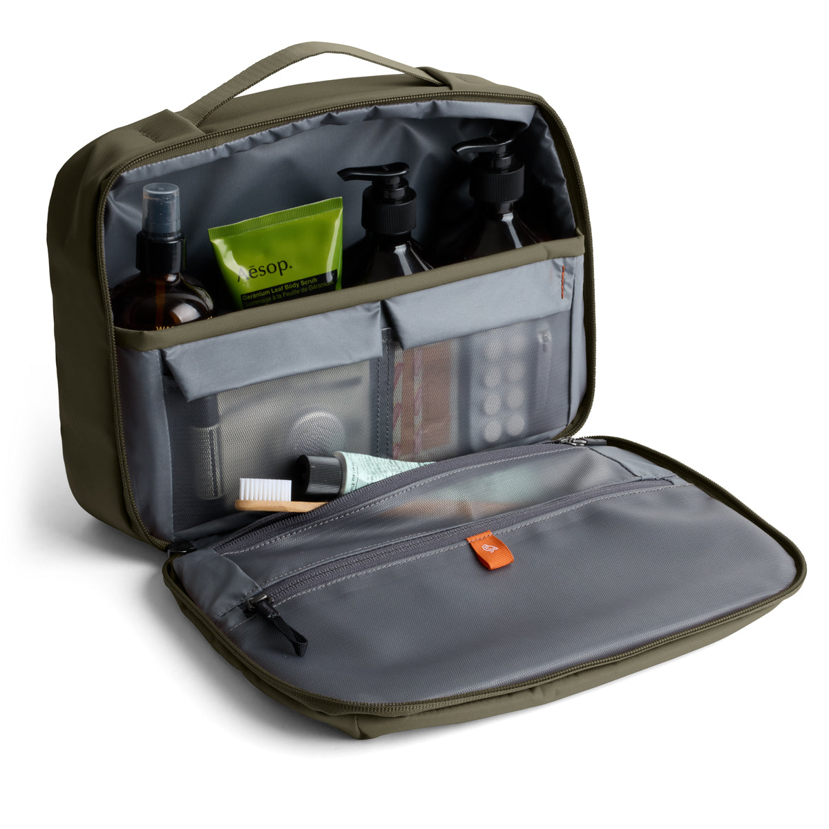 Hanging Toiletry Kit Plus / Sea Kelp