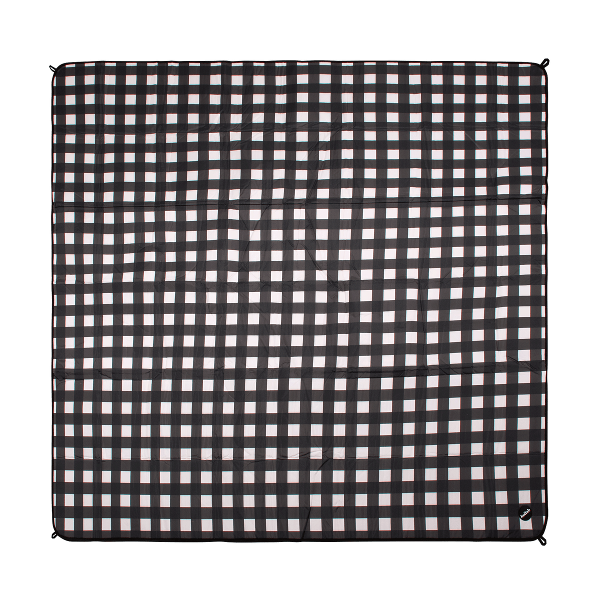 Black Check Picnic Mat