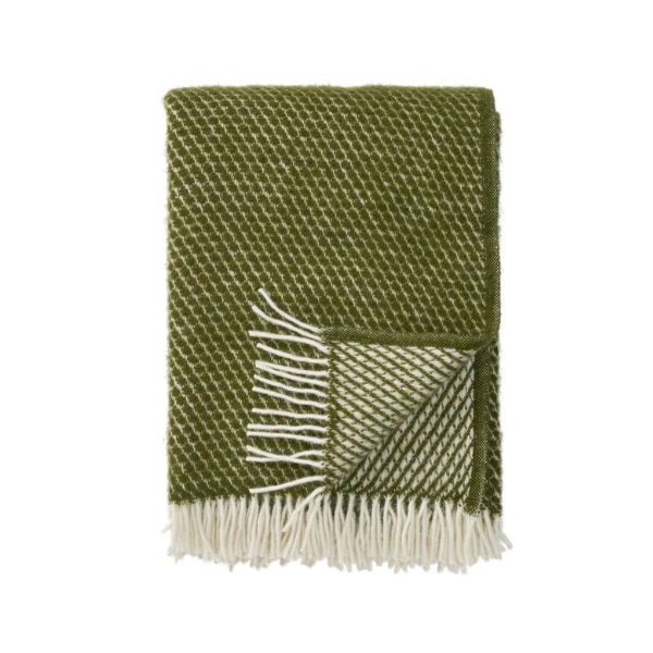 Velvet Wool Throw / Avocado