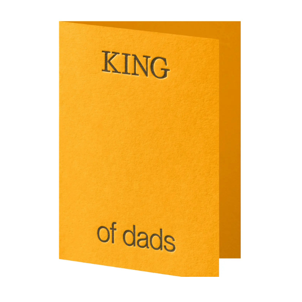 Greeting Card / KING of Dads