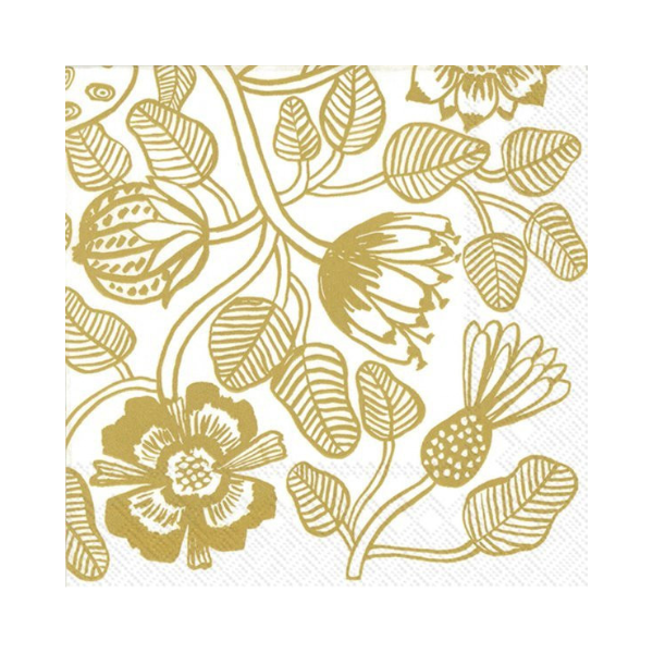 Marimekko Napkins / Tiara Gold