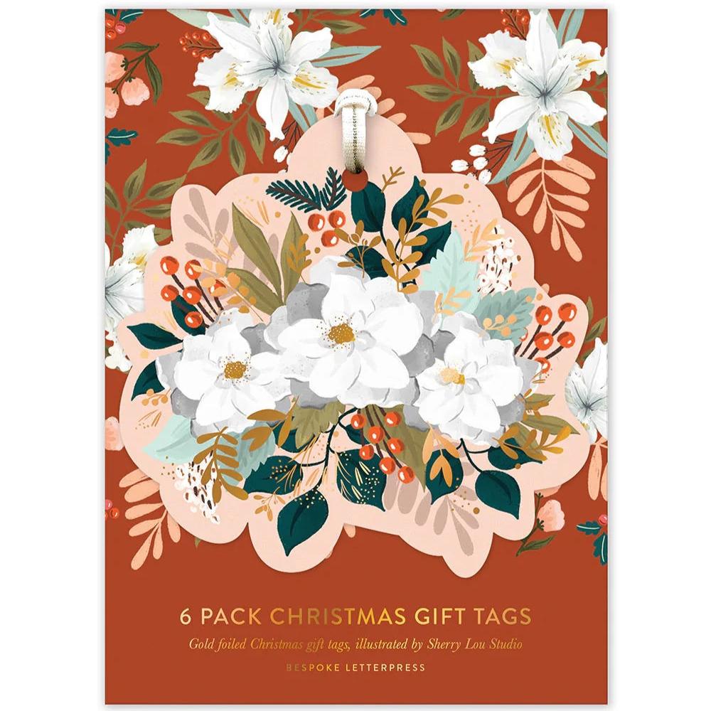 Christmas Gift� Tags 6pk  / Christmas Flower