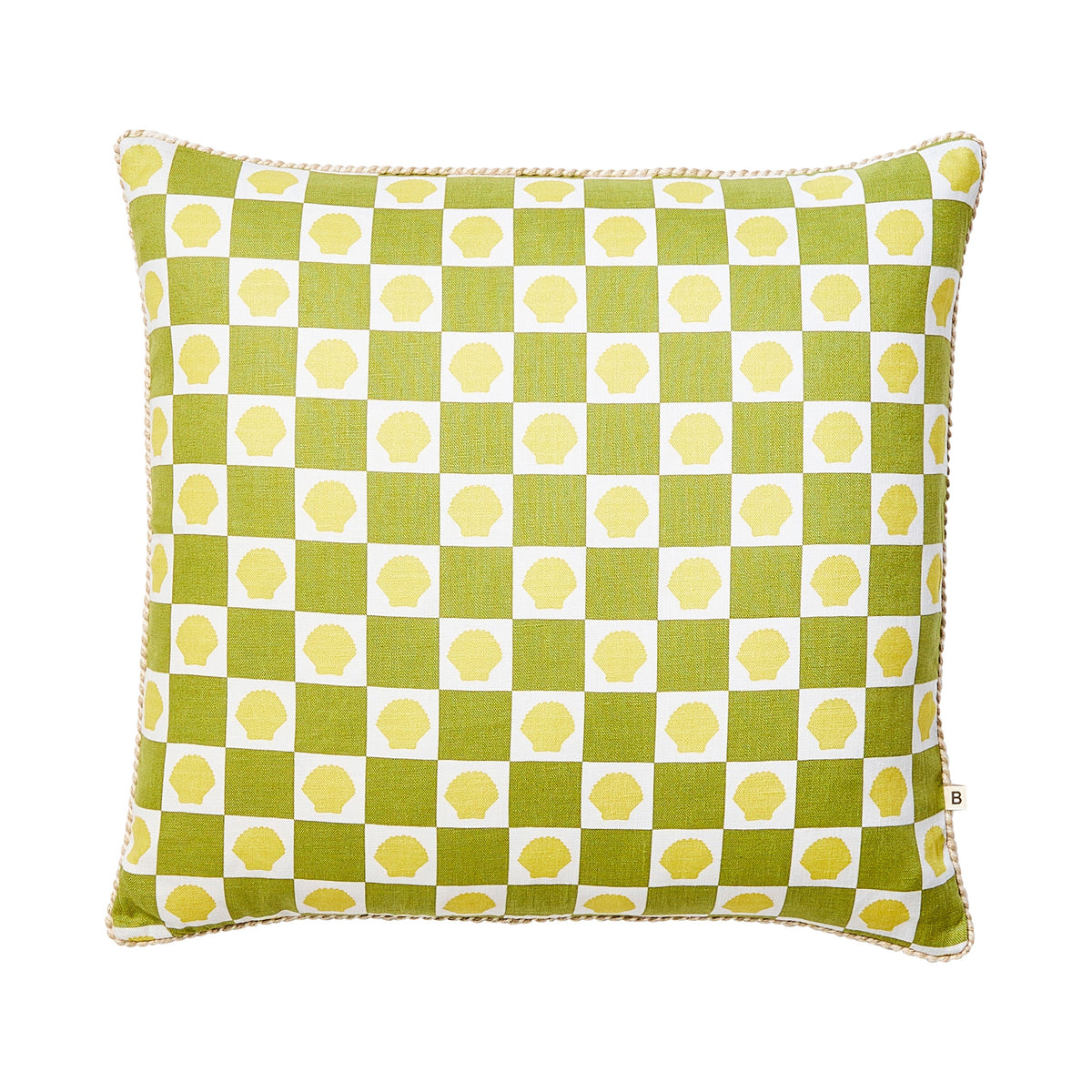 Shell Check Citron 50cm Cushion