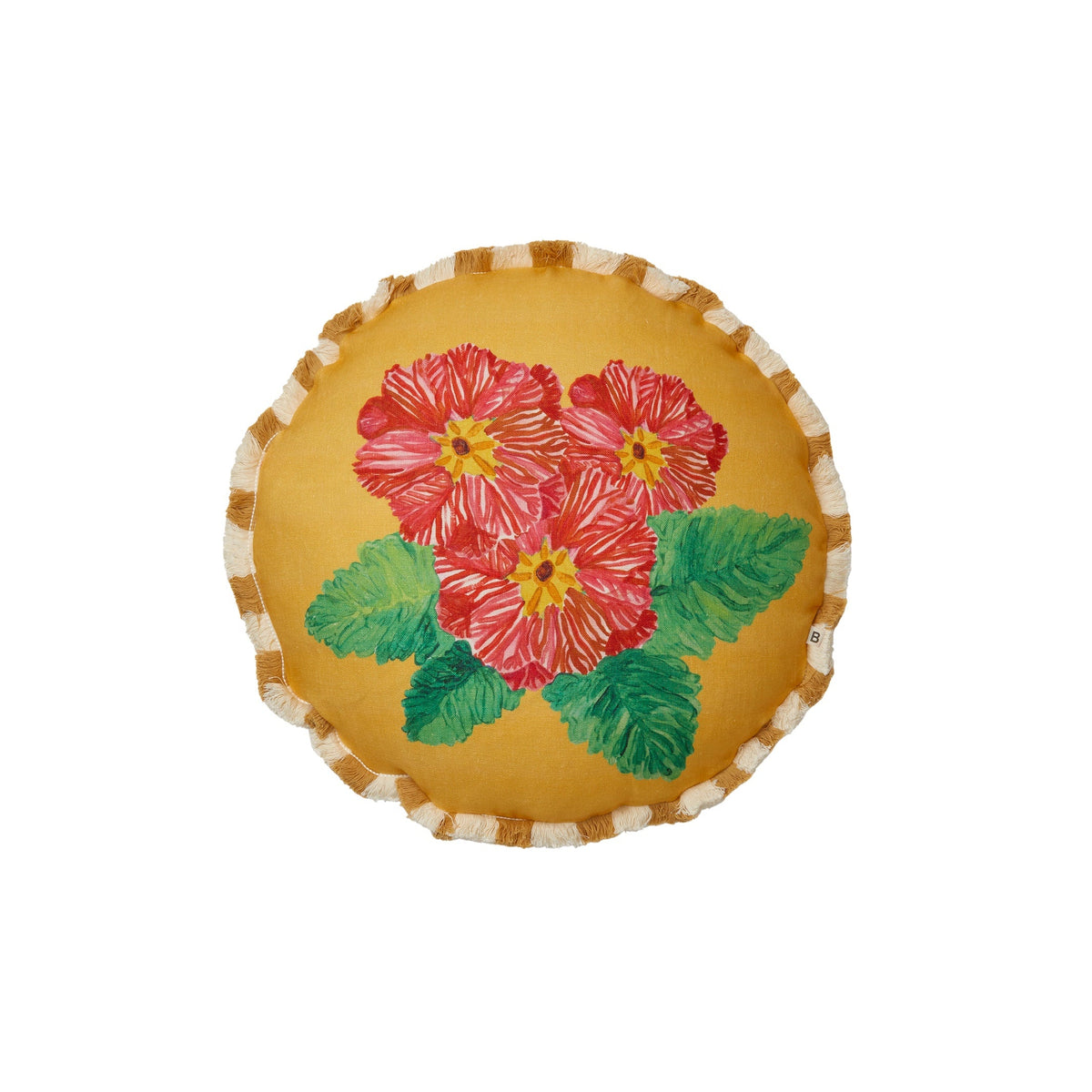 Delilah Yellow 45cm Round Cushion