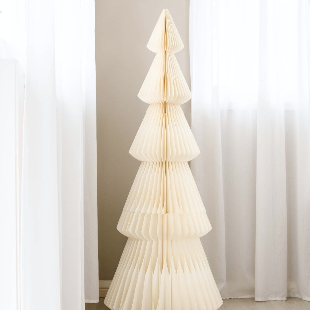 Evergreen Tree Standing 130cm / Off White