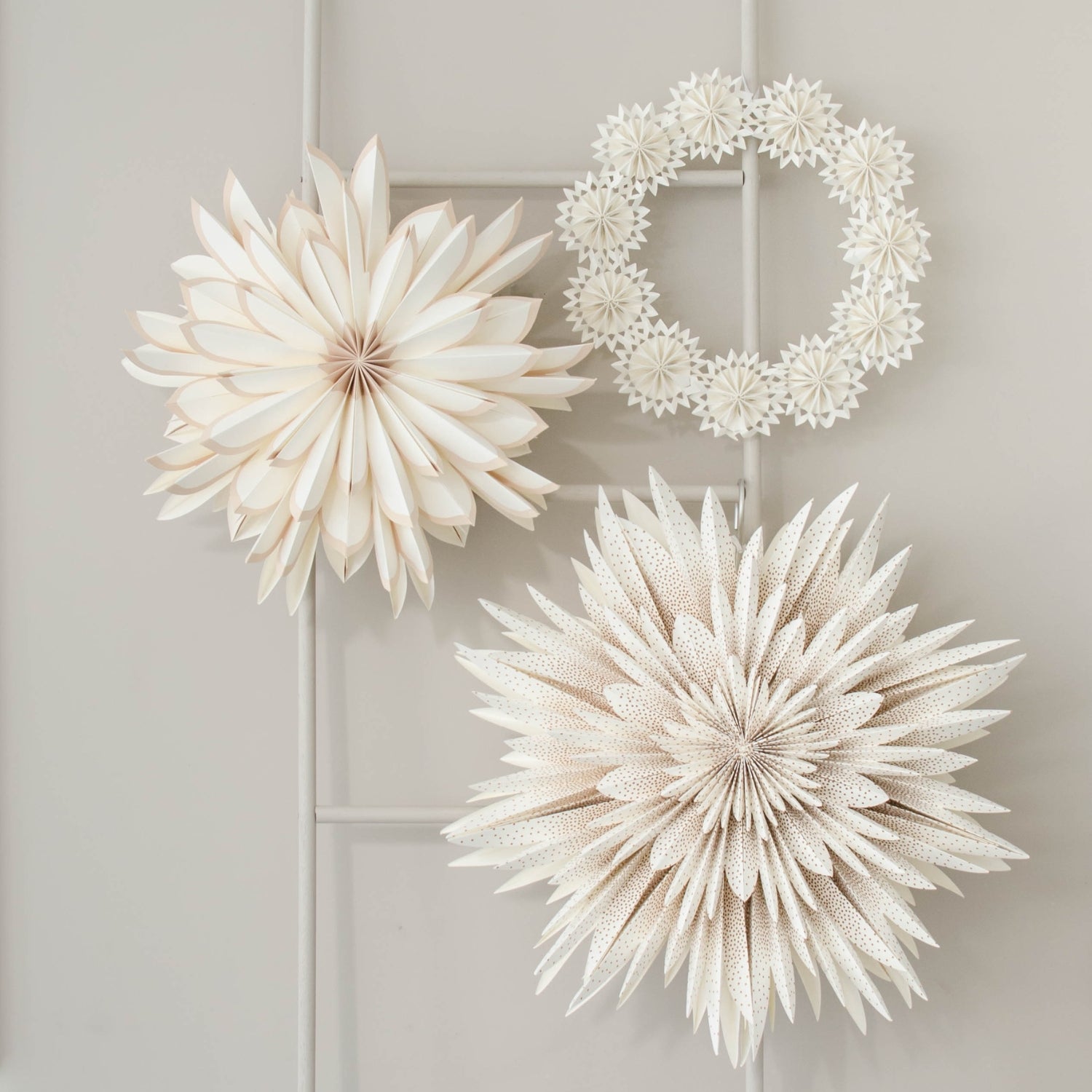 Paper Snowflake 50cm / Off White