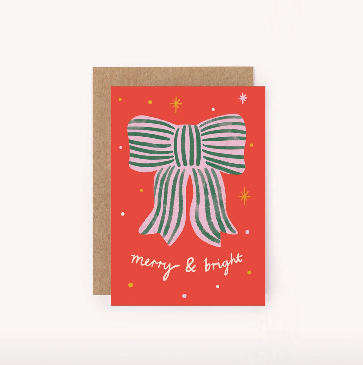 Christmas Mini Card / Merry & Bright Bow