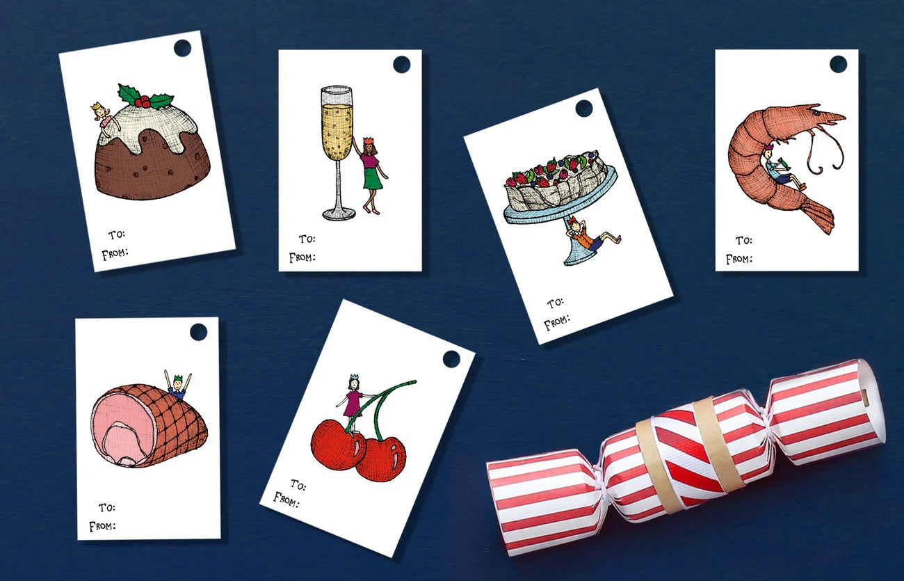 Christmas Lunch Gift Tags / Set of 6