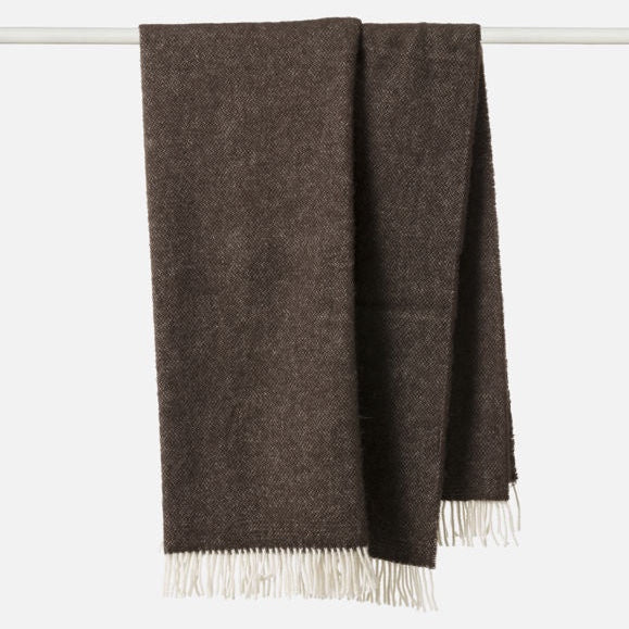 Wool Throw / Cocoa