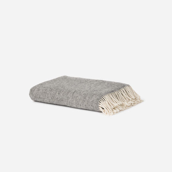 Wool Throw / Grey
