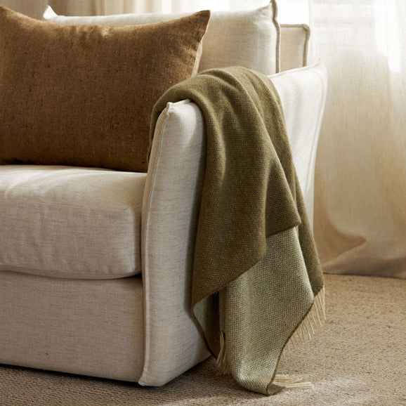 Wool Throw / Matcha