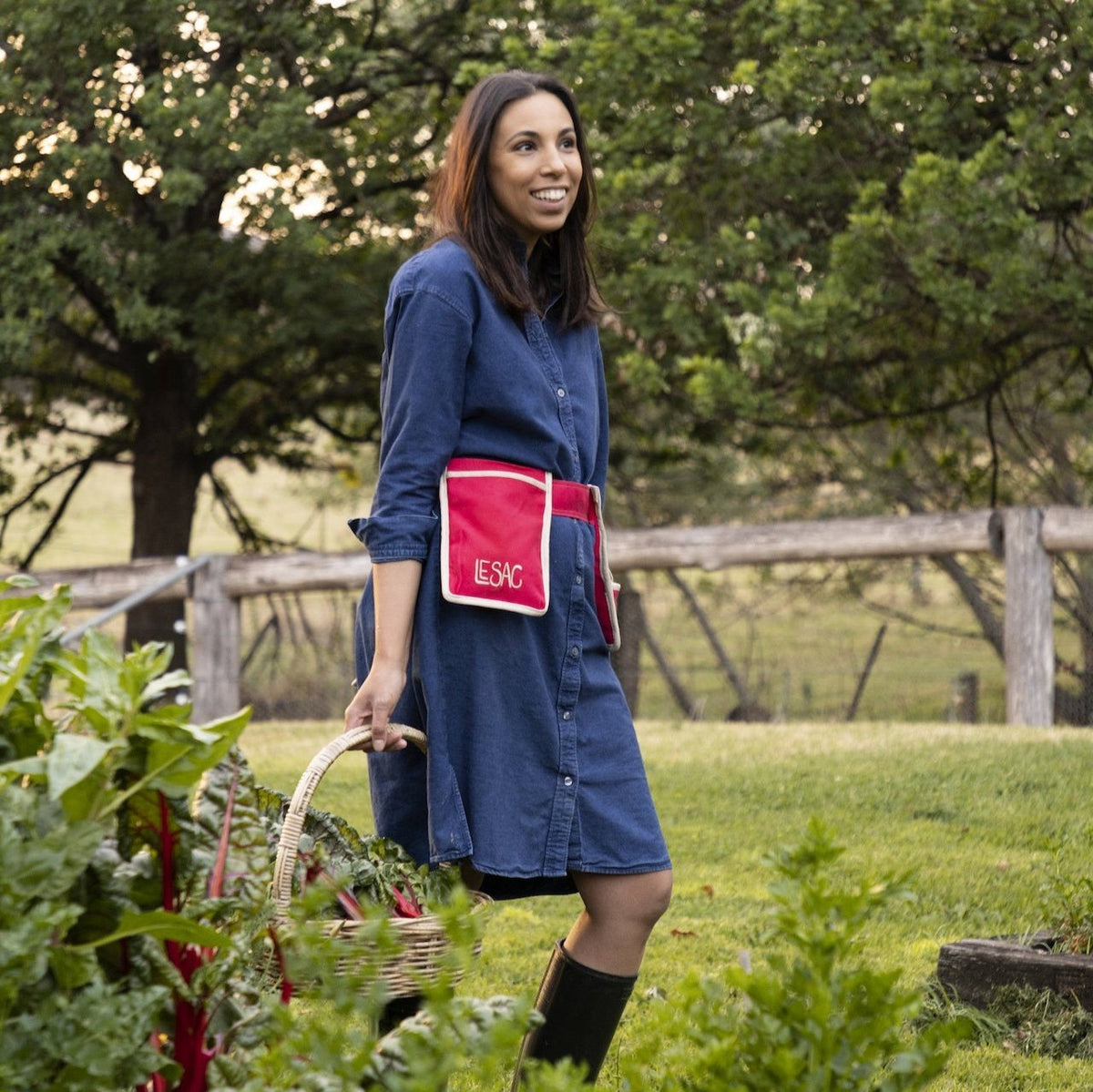 Garden Tool Belt / Red