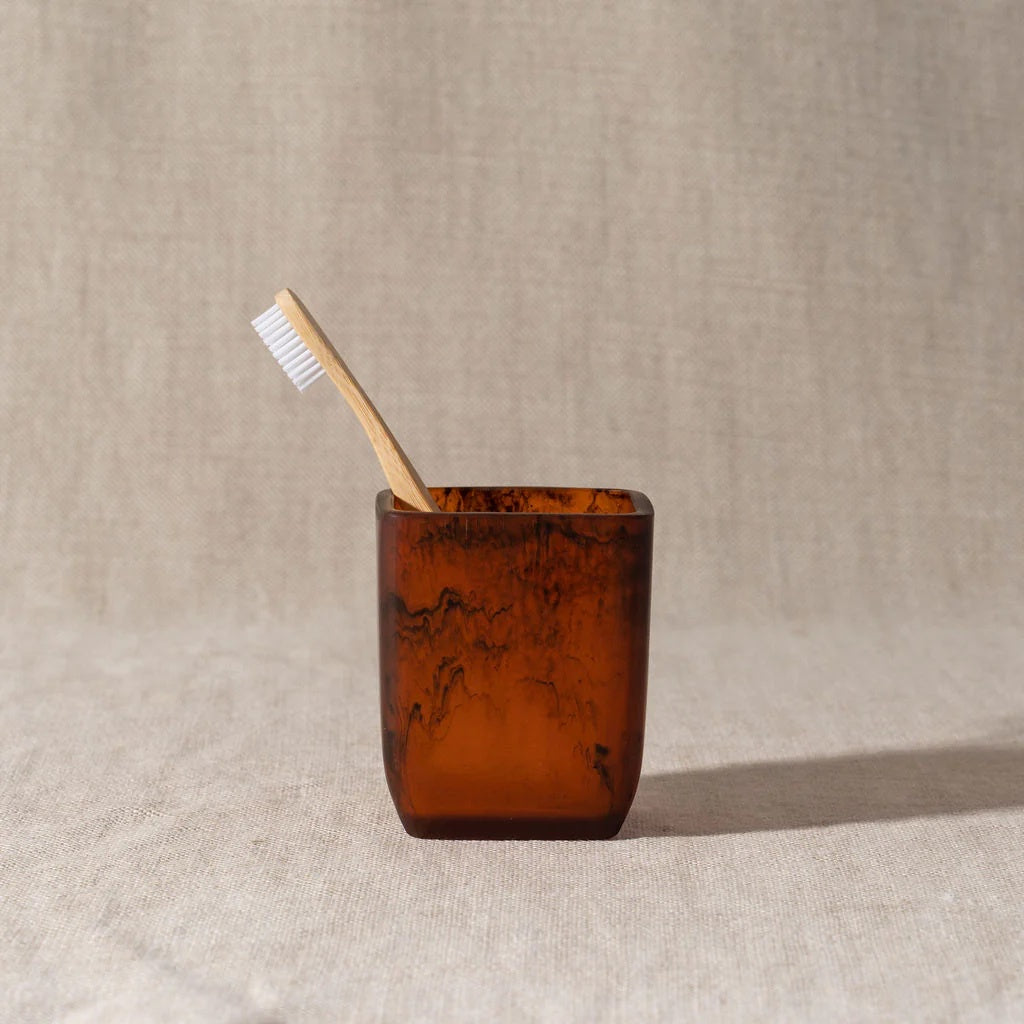 Flow Resin Toothbrush Holder / Earth