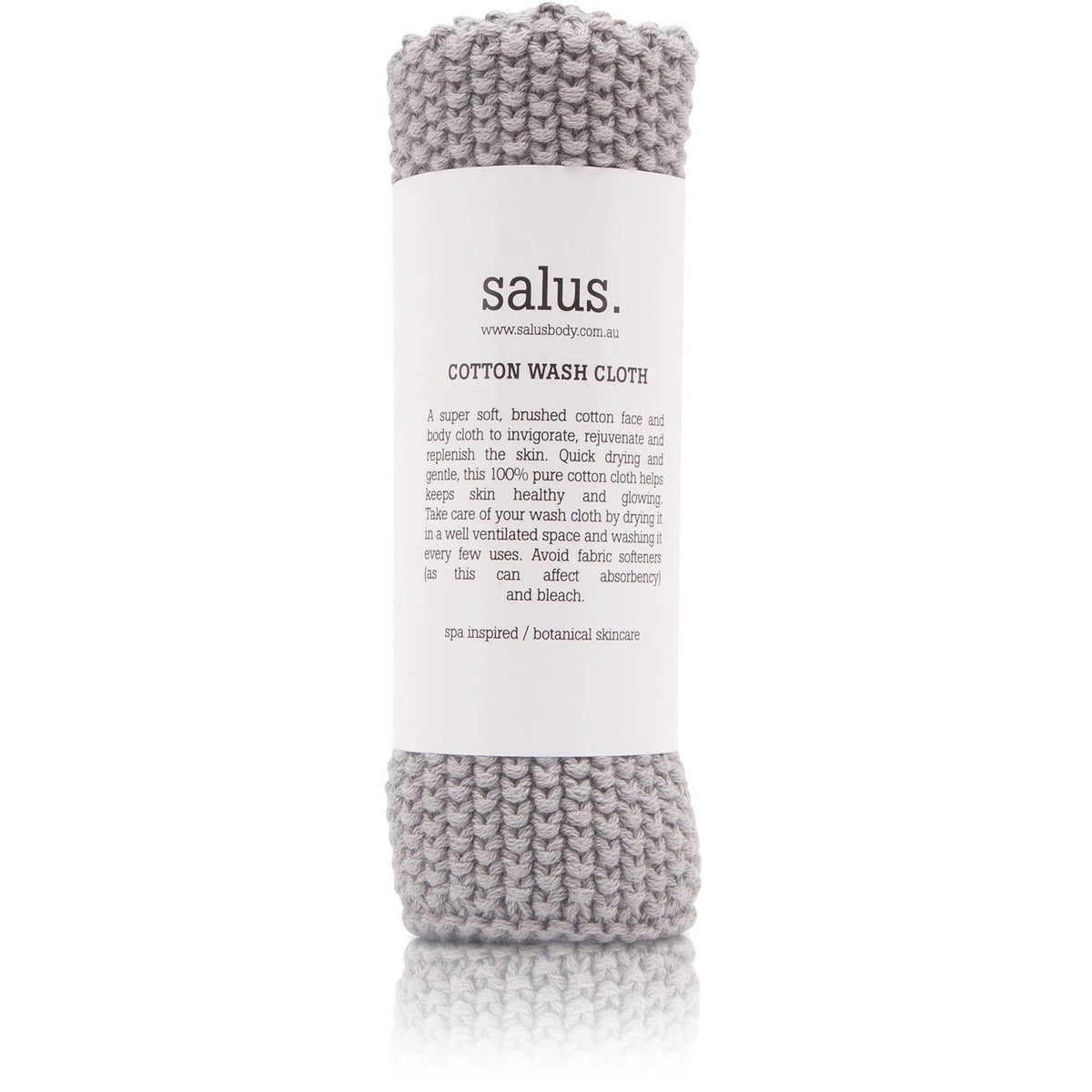 Cotton Wash Cloth / Grey